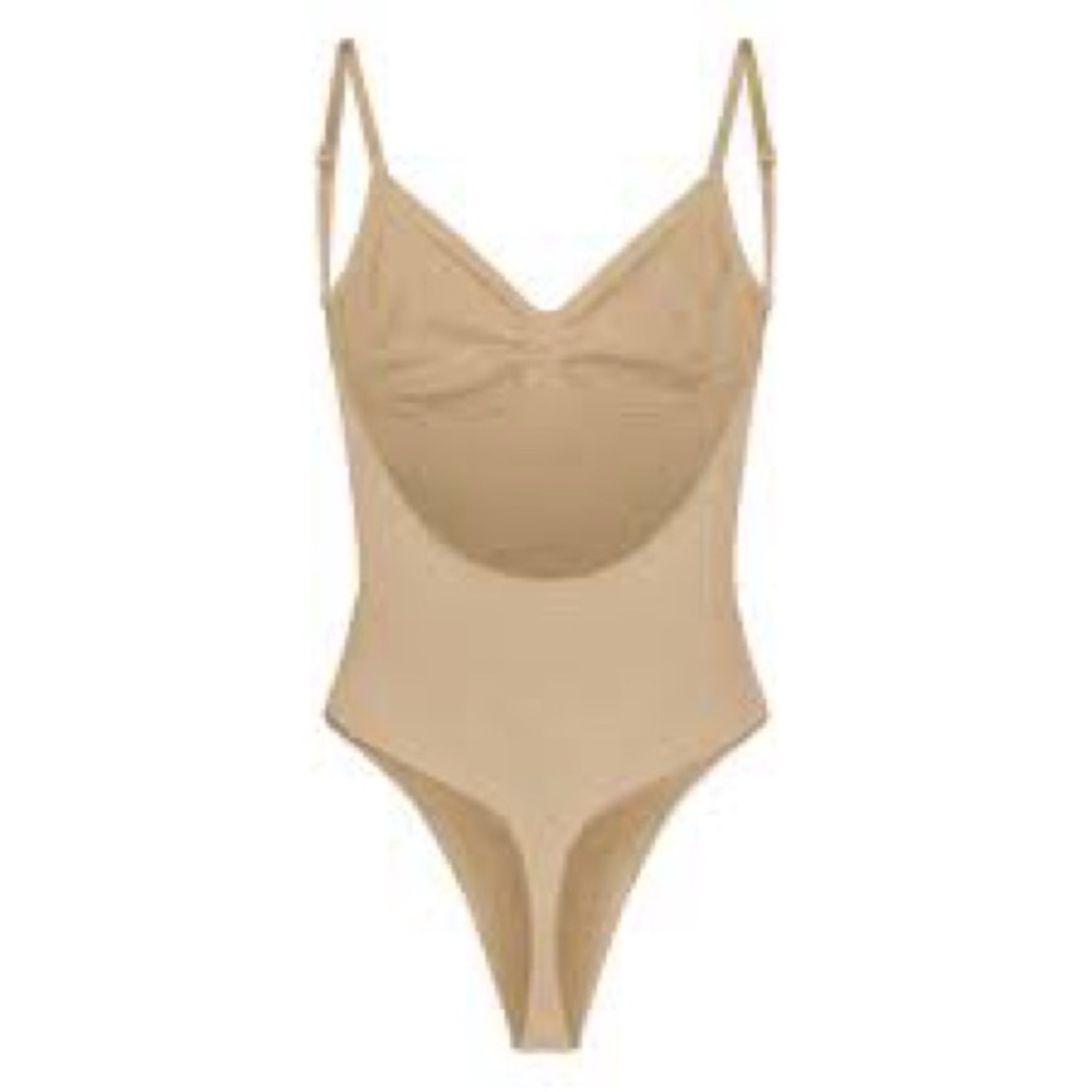 SKIMS Tan Shapewear Bodysuit